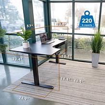Mount-It! L-Shaped Electric Height Adjustable Sit-Stand Desk