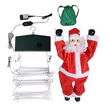 Mr. Christmas 11' Rope Ladder Climbing Santa