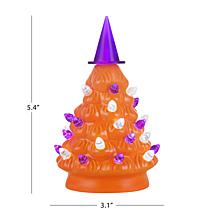 Mr. Christmas 5.5" Halloween Trees - Orange