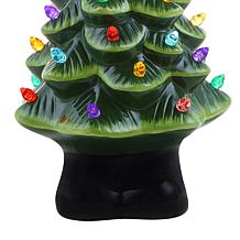 Mr. Christmas 8.5" Nostalgic Ceramic Santa Tree