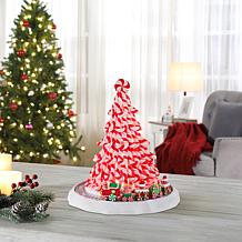 Mr. Christmas Animated Peppermint Candy Tree with Train