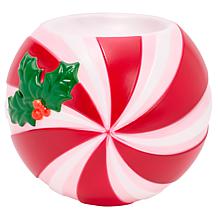 Mr. Christmas Blow Mold Peppermint Swirl Candy Bowl