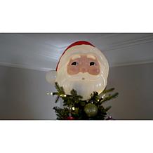 Mr. Christmas LED Blow Mold Santa Tree Topper