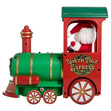 Mr. Christmas Lit Musical Santa Train Circler