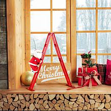 Mr. Christmas Miniature Super Climbing Santa - White