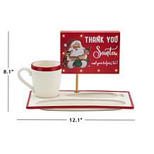 Mr. Christmas Night Before Christmas Milk and Cookies Serving Set