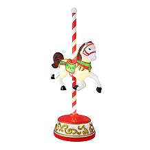 Mr. Christmas Oversized Outdoor Illuminated Carousel Horse