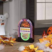 Mr. Halloween 9" LED Illuminated Jukebox