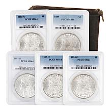 MS64 PCGS 1900 or Earlier Wild West Morgan Silver Dollar