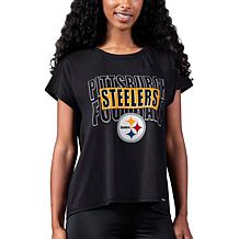 Officially Licensed NFL Women's A-Game Fleece Sweatshirt by Glll - Steelers