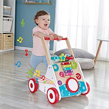 My First Musical Walker Wooden Push and Pull Learning Toy