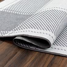 My Magic Carpet Buffalo Plaid Washable Area Rug 5'x7'