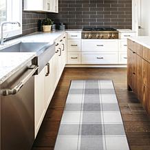 My Magic Carpet Buffalo Plaid Washable Rug 2.5'x7'