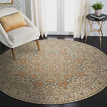My Magic Carpet Kenya Washable Round Area Rug 6'