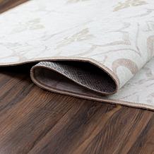 My Magic Carpet Leilani Damask Washable Area Rug 3'x5'