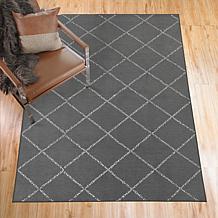 My Magic Carpet Medina Moroccan Diamond Washable Area Rug 5'x7'