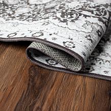 My Magic Carpet Parviz Grey Washable Runner Rug 2.5'x7'