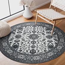 My Magic Carpet Ramage Washable Round Area Rug 6'