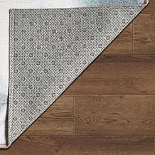 My Magic Carpet Sasha Floral Cream Blue Washable Runner Rug 2.5'x7'