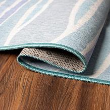 My Magic Carpet Waves Washable Area Rug 5'x7'