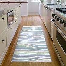 My Magic Carpet Waves Washable Runner Rug 2.5'x7'