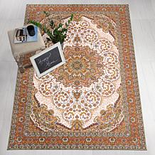 My Magic Carpet Zahara Amber Washable Area Rug 5'x7'