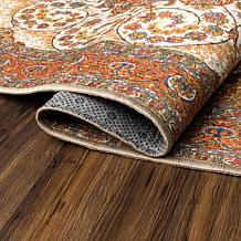 My Magic Carpet Zahara Amber Washable Runner Rug 2.5'x7'