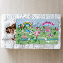 My Princess Playland Personalized Fuzzy Throw Blanket