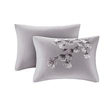 N Natori Sakura Blossom 3-piece Cotton Sateen King Comforter Set