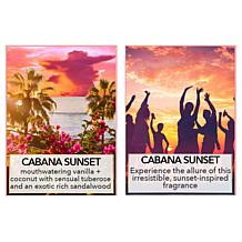 Nakery Beauty 1-Liter 2-pack Cabana Sunset Body, Face & Hair Wash