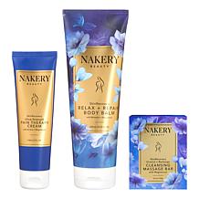 Nakery Beauty 3-piece SkinRecovery Cream, Balm & Magnesium Bar Set