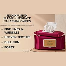 Nakery Beauty 30-count SkinInfusion Plump + Hydrate Cleansing Wipes