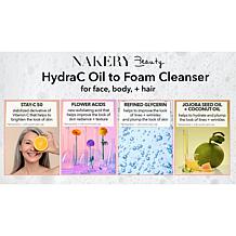 Nakery Beauty Exotic Paradise Hydra-C Oil to Foam Cleanser