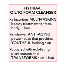 Nakery Beauty Hydra-C Oil to Foam Cleanser for Face and Body