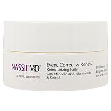 NassifMD Even, Correct & Renew Retexturizing Pads 30-Count