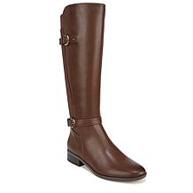 Naturalizer Jayden Leather or Suede Wide Calf Riding Boot HSN