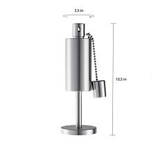 Nature Spring 10.5" Tabletop Torch Lamp - Silver