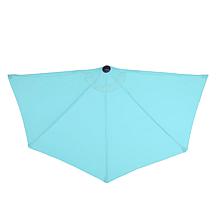 Nature Spring 9' Half-Canopy Patio Umbrella - Blue