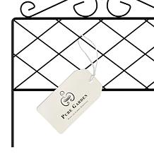Nature Spring Metal Garden Fencing Panels for Decorative Edging 5-Pack