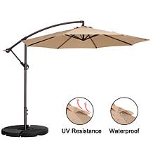 Nature Spring Offset Swivel Patio Umbrella - Beige