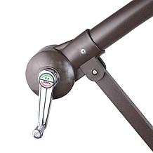 Nature Spring Offset Swivel Patio Umbrella - Green