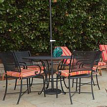 Nature Spring Patio Umbrella Stand and Base - Black