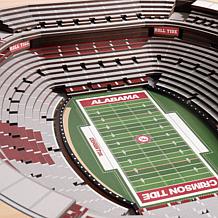 NCAA AL Crimson Tide StadiumViews 3-D Wall Art - Bryant-Denny Stadium 