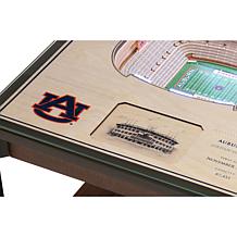 NCAA Auburn Tigers 25-Layer End Table - Jordan-Hare Stadium 