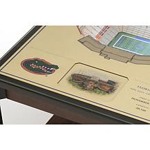 NCAA Florida Gators 25-Layer End Table - Ben Hill Griffin Stadium 
