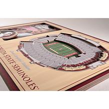 NCAA Florida State Seminoles 3-D Stadium Views Picture Frame