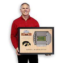 NCAA Iowa Hawkeyes StadiumViews 3-D Wall Art - Kinnick Stadium 