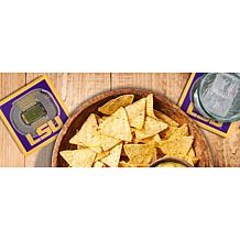 NCAA LSU Tigers 3-D Stadium Views Coaster Set