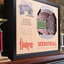 NCAA Nebraska Cornhuskers StadiumViews 3D Wall Art - Memorial Stadi...