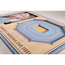 NCAA North Carolina Tar Heels 3-D Stadium Views Picture Frame